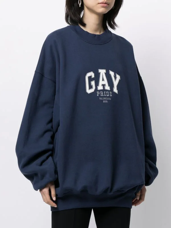 ( Positively Conscious ) Balenciaga Sweat Pride Oversize Femme 5 ( Positively Conscious ) Balenciaga Sweat Pride Oversize Femme – Image 3