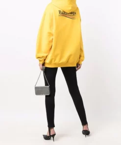 ( Positively Conscious ) Balenciaga Hoodie à Lien De Resserrage 7442 YELLOW/BLACK/RED 10 ( Positively Conscious ) Balenciaga Hoodie à Lien De Resserrage 7442 YELLOW/BLACK/RED -Vente magasin Balenciaga 16905798 34288800 600