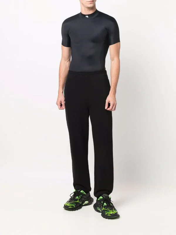 ( Positively Conscious ) Balenciaga 1077 BLACK/WHITE T-shirt Sporty B Cintré Homme 4 ( Positively Conscious ) Balenciaga 1077 BLACK/WHITE T-shirt Sporty B Cintré Homme – Image 2