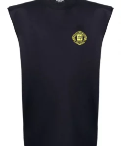 ( Positively Conscious ) Balenciaga T-shirt Quest à Design Sans Manches Homme