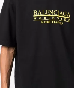 ( Positively Conscious ) Balenciaga T-shirt Retail Therapy à Logo Imprimé 1361 BLACK/YELLOW 11 ( Positively Conscious ) Balenciaga T-shirt Retail Therapy à Logo Imprimé 1361 BLACK/YELLOW -Vente magasin Balenciaga 16906945 36176838 600
