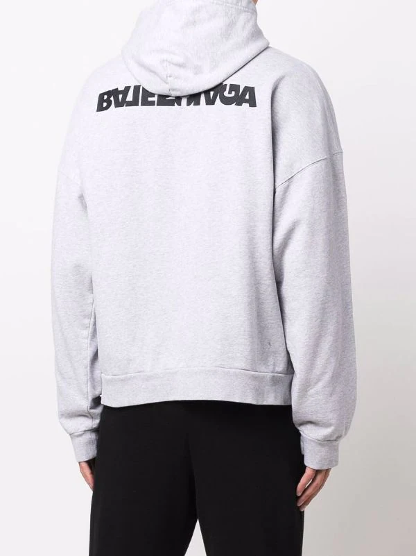 ( Positively Conscious ) Balenciaga Hoodie à Logo Brodé Homme 7 ( Positively Conscious ) Balenciaga Hoodie à Logo Brodé Homme – Image 5