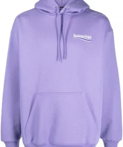 ( Nouvelle Collection ) Balenciaga Hoodie à Logo Imprimé Homme