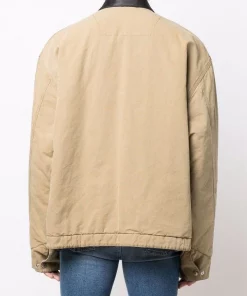 ( Positively Conscious ) Balenciaga 9501 BEIGE Veste Oversize à Fermeture Zippée Homme -Vente magasin Balenciaga 16907001 38032095 600