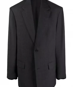 ( Positively Conscious ) Balenciaga Veste Ample Ă Simple Boutonnage 1240 GREY