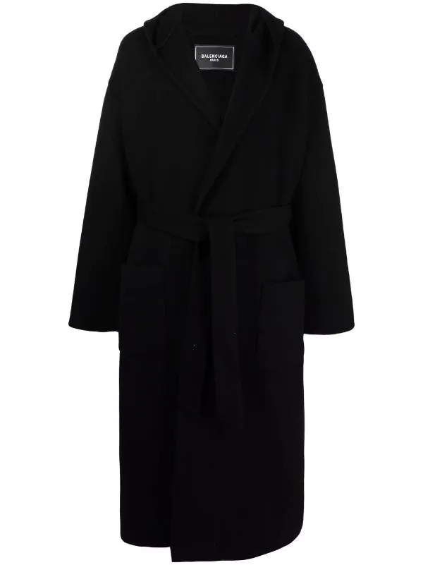 ( Nouvelle Collection ) Balenciaga Manteau Maxi Bathrobe En Cachemire 1000 BLACK 3 ( Nouvelle Collection ) Balenciaga Manteau Maxi Bathrobe En Cachemire 1000 BLACK