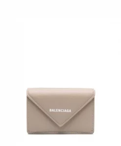 ( Positively Conscious ) Balenciaga Portefeuille à Logo Imprimé Femme