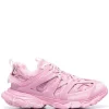 ( Positively Conscious ) Balenciaga 5000 FADED PINK Baskets Track Femme