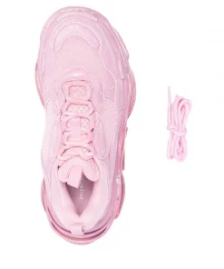 ( Positively Conscious ) Balenciaga 5000 PINK FADED Baskets Triple S à Effet Délavé Femme -Vente magasin Balenciaga 16909933 35671852 600