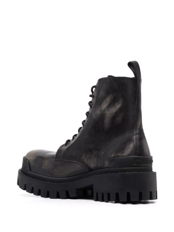 ( Positively Conscious ) Balenciaga Bottines Strike En Cuir 1000 BLACK 5 ( Positively Conscious ) Balenciaga Bottines Strike En Cuir 1000 BLACK – Image 3