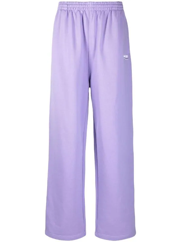 ( Positively Conscious ) Balenciaga 0307 LIGHTPURPLWHIT/BLU W Pantalon De Jogging à Logo Imprimé Femme 3 ( Positively Conscious ) Balenciaga 0307 LIGHTPURPLWHIT/BLU W Pantalon De Jogging à Logo Imprimé Femme