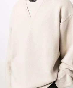 ( Positively Conscious ) Balenciaga Pull En Laine à Patch Logo Femme -Vente magasin Balenciaga 16909950 35874877 600