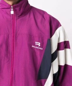 ( Positively Conscious ) Balenciaga Veste à Fermeture Zippée 5210 PURPLE -Vente magasin Balenciaga 16909956 35979686 600