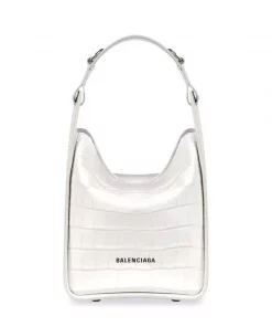 ( Positively Conscious ) Balenciaga Petit Sac Ă Main Tool 2.0 North-South 9060 WHITE/L BLACK
