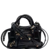 ( Positively Conscious ) Balenciaga 1000 BLACK Mini Sac à Bandoulière Neo Classic En Cuir Femme -Vente magasin Balenciaga 16909998 35422818 600
