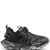( Positively Conscious ) Balenciaga 1000 FADED BLACK Baskets Track à Effet Délavé Femme -Vente magasin Balenciaga 16910465 35872312 600