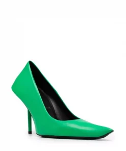 ( Positively Conscious ) Balenciaga 3029 GREEN Escarpins Essex En Cuir Femme -Vente magasin Balenciaga 16910473 36664302 600