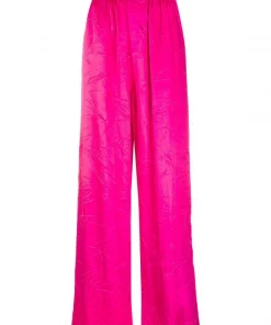 ( Positively Conscious ) Balenciaga Pantalon Ample à Patch Logo Femme