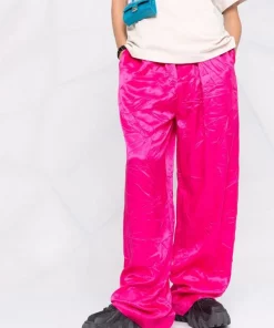 ( Positively Conscious ) Balenciaga Pantalon Ample à Patch Logo Femme -Vente magasin Balenciaga 16910475 35653324 600