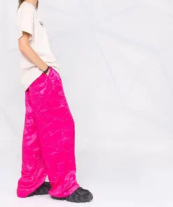 ( Positively Conscious ) Balenciaga Pantalon Ample à Patch Logo Femme -Vente magasin Balenciaga 16910475 35653329 600