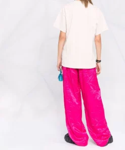 ( Positively Conscious ) Balenciaga Pantalon Ample à Patch Logo Femme -Vente magasin Balenciaga 16910475 35654220 600