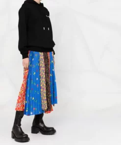 ( Positively Conscious ) Balenciaga 7090 YELLOW/PURPLE Jupe Mi-longue Plissée à Design à Empiècements Femme 11 ( Positively Conscious ) Balenciaga 7090 YELLOW/PURPLE Jupe Mi-longue Plissée à Design à Empiècements Femme -Vente magasin Balenciaga 16910481 7d714365 296e 432c a45c 739c016344fc 600