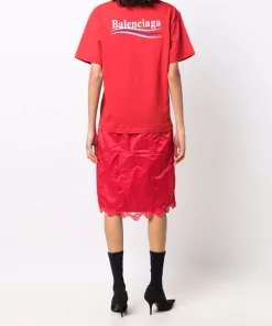 ( Positively Conscious ) Balenciaga Robe-nuisette à Manches Courtes Femme -Vente magasin Balenciaga 16910493 34887046 600