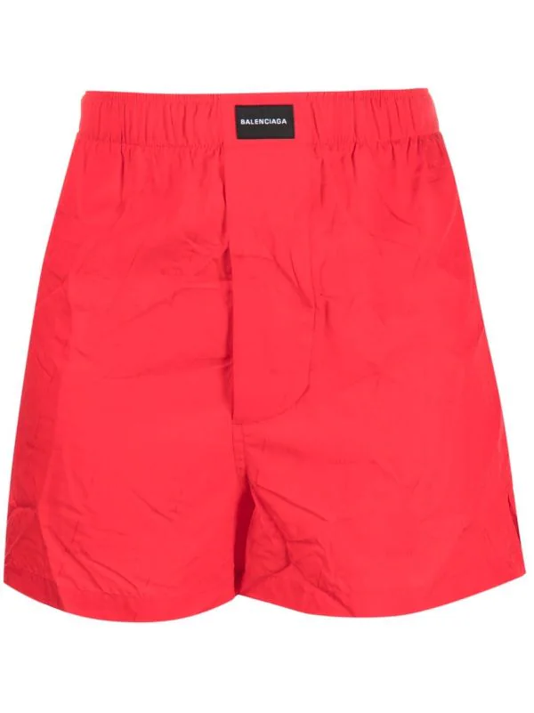 ( Positively Conscious ) Balenciaga 6400 RED Short à Patch Logo Femme 3 ( Positively Conscious ) Balenciaga 6400 RED Short à Patch Logo Femme
