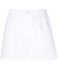 ( Positively Conscious ) Balenciaga Short à Patch Logo 9000 WHITE