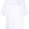 ( Positively Conscious ) Balenciaga 9000 WHITE Chemise De Pyjama En Coton Femme