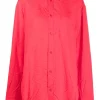 ( Positively Conscious ) Balenciaga 6400 RED Chemise à Effet Froissé Femme 2 ( Positively Conscious ) Balenciaga 6400 RED Chemise à Effet Froissé Femme -Vente magasin Balenciaga 16910503 34885791 600