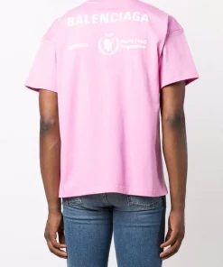 ( Nouvelle Collection ) Balenciaga T-shirt à Logo Imprimé Femme -Vente magasin Balenciaga 16910508 34746346 600