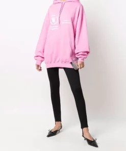 ( Positively Conscious ) Balenciaga Hoodie à Logo Imprimé Femme -Vente magasin Balenciaga 16910511 34746763 600