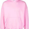 ( Positively Conscious ) Balenciaga 5700 PINK/PINK Hoodie Oversize à Logo Spa Brodé Femme -Vente magasin Balenciaga 16910515 35922173 600