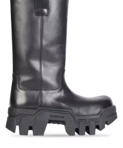 ( Positively Conscious ) Balenciaga Bottes Bulldozer 1000 BLACK