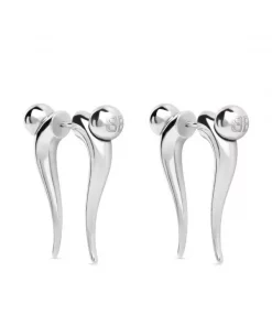 ( Positively Conscious ) Balenciaga Boucles D'oreilles Force Femme