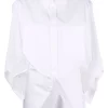 ( Nouvelle Collection ) Balenciaga Chemise Swing Twisted 9000 WHITE -Vente magasin Balenciaga 16911211 34884721 600