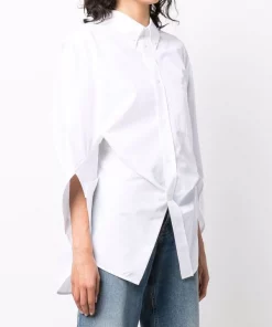 ( Nouvelle Collection ) Balenciaga Chemise Swing Twisted 9000 WHITE -Vente magasin Balenciaga 16911211 34886300 600