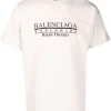 ( Positively Conscious ) Balenciaga T-shirt à Logo Imprimé Femme