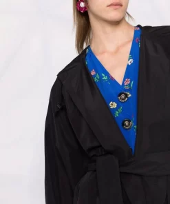 ( Positively Conscious ) Balenciaga Imperméable à Taille Ceinturée Femme -Vente magasin Balenciaga 16911232 35651513 600