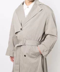 ( Positively Conscious ) Balenciaga Trench Oversize Ceinturé 0996 DARK BEIGE M -Vente magasin Balenciaga 16911237 36692877 600