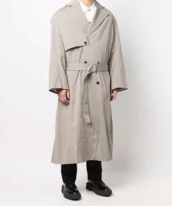 ( Positively Conscious ) Balenciaga Trench Oversize Ceinturé 0996 DARK BEIGE M -Vente magasin Balenciaga 16911237 36692878 600