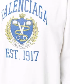 ( Positively Conscious ) Balenciaga Sweat à Logo 0137 OFF WHITE/NAVY W 11 ( Positively Conscious ) Balenciaga Sweat à Logo 0137 OFF WHITE/NAVY W -Vente magasin Balenciaga 16911248 36497947 600