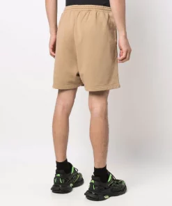 ( Nouvelle Collection ) Balenciaga 9504 OAT/OAT Short De Sport à Logo Brodé Homme -Vente magasin Balenciaga 16911251 34811643 600