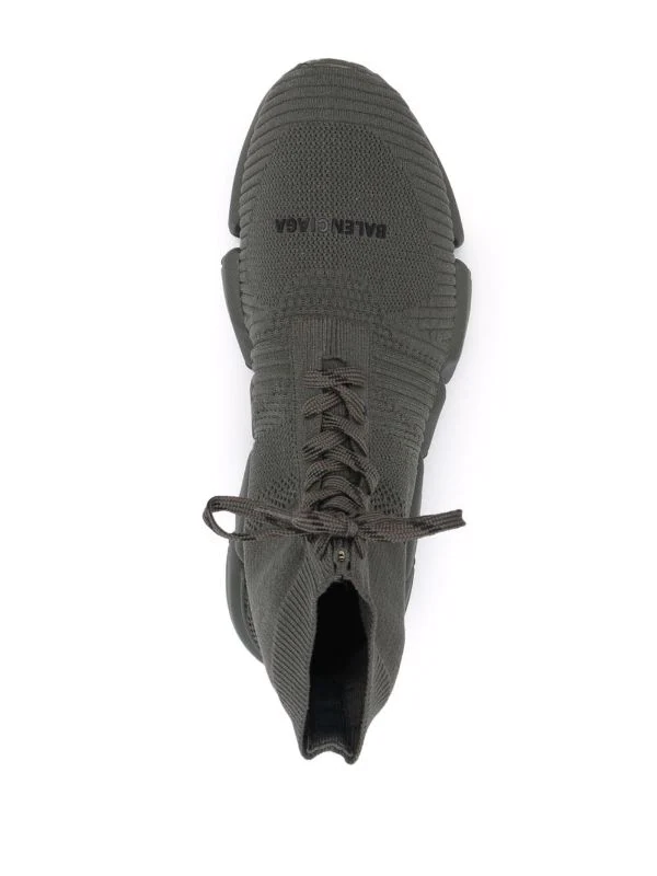 ( Positively Conscious ) Balenciaga Baskets Speed.2 3111 DARK KAKI 6 ( Positively Conscious ) Balenciaga Baskets Speed.2 3111 DARK KAKI – Image 4