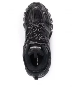 ( Positively Conscious ) Balenciaga Baskets Track à Effet Délavé 1000 FADED BLACK -Vente magasin Balenciaga 16911272 34922887 600