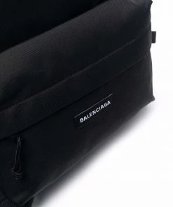 ( Positively Conscious ) Balenciaga 1000 BLACK Sac à Dos Explorer à Logo Imprimé Homme -Vente magasin Balenciaga 17016759 34816403 600
