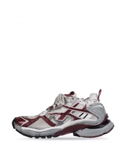 ( Positively Conscious ) Balenciaga 9069 WHITE/BURGUNDY/GREY Baskets Runner Homme -Vente magasin Balenciaga 17074718 35032852 600