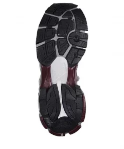 ( Positively Conscious ) Balenciaga 9069 WHITE/BURGUNDY/GREY Baskets Runner Homme -Vente magasin Balenciaga 17074718 35033103 600