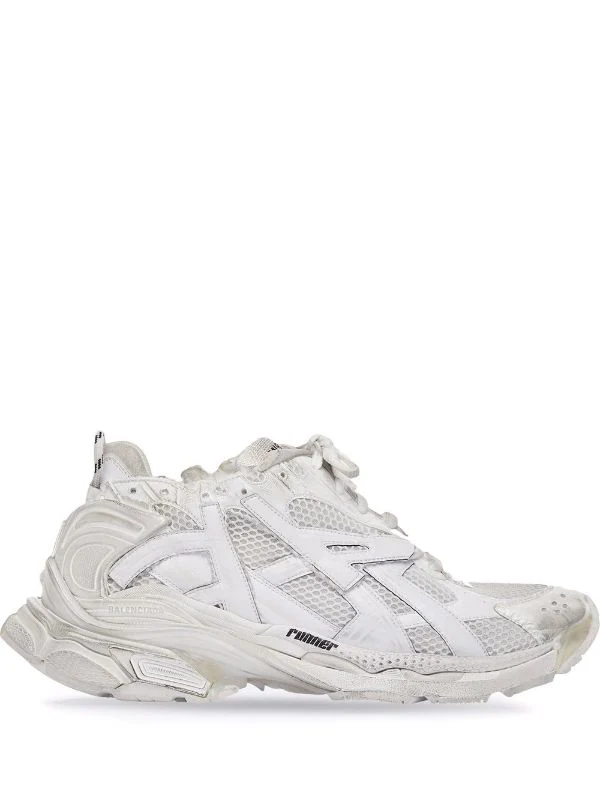 ( Positively Conscious ) Balenciaga 9000 WHITE Baskets Runner Homme 3 ( Positively Conscious ) Balenciaga 9000 WHITE Baskets Runner Homme